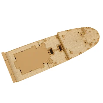 1:400 DIY Hajó Modell-Készlet Fa Fedélzet Akadémia 14215 Módosított Alkatrészek