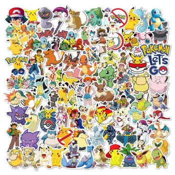 10/30/50PCS Japán Anime Rajzfilm Pokemon Graffiti Mobiltelefon Gördeszka Bőrönd Laptop Vízálló Matrica Játék Nagykereskedelem