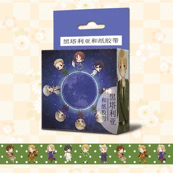 10 doboz/csomó Anime Axis Powers Hetalia Washi Tape Ragasztószalag JÁTÉK APH Feliciano Vargas maszkoló szalagok Papír matricák 5M