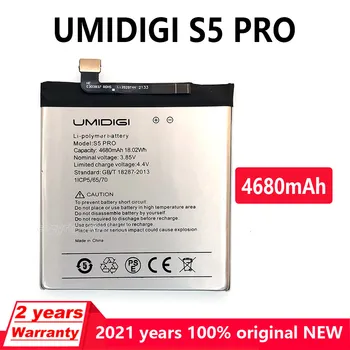 100% Valódi 4680mAh az UMI Umidigi S5 Pro Akkumulátor Új Alkatrész, Telefon Tartozék Akkumulátorok Batteria+nyomon Követési számot