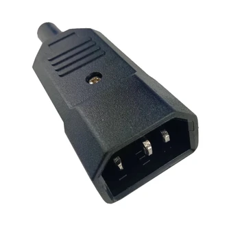 10db IEC320-C14 Classis Adapter Férfi Nő Plug 10A 250V Közgyűlés Levehető Rewireable AC Aljzat Hálózati Átalakító