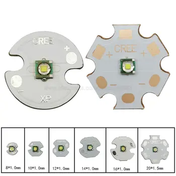 10db/sok 3W 3535 Magas Powr LED Chip hideg Fehér 6500K Cree XPE 8 mm-es 10m 12 mm 14 mm 16 mm-es 20mm-es Alumínium Réz PCB-Testület