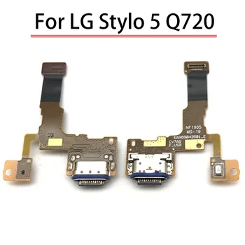 10db/Sok, Töltő Testület PCB-Flex LG Stylo 5 Q720 USB-Port Csatlakozó Dock Töltés Szalag Kábel