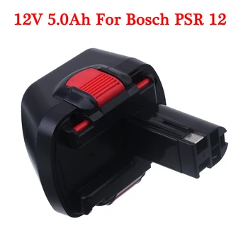 12V 5.0 Ah Ni-MH Újratölthető Akkumulátor Bosch vezeték nélküli Elektromos fúró, csavarhúzó BAT139 BAT043 BAT045 BAT046 BAT049 BAT120