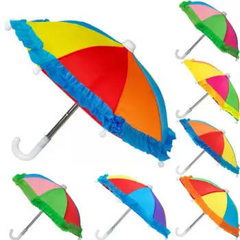 18 hüvelyk Esernyő, Mini Esernyő, esőkabát Baba Játék Tartozék-Születésnapi Ajándék, a Gyermekek Számára E7t6