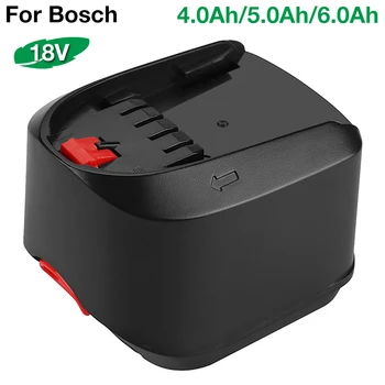 18V 4/5/6Ah Li-ion Újratölthető Akkumulátor Bosch Szerszámok PBA PSB PSR PST 18Li-2 2607336208 2607335040 AL1830CV (csak 