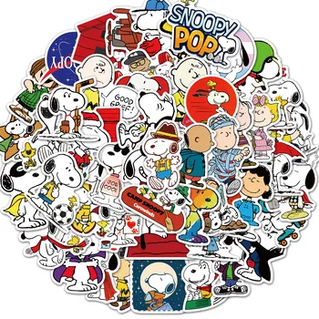 20/30/50PCS Rajzfilm Anime Snoopy Deco Matrica Scrapbooking Számítógép Suitcas Notebook Vízálló Aranyos Anime Matricák Gyerek, Játék, Ajándék
