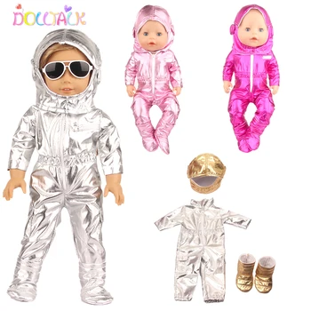 2021 Új Egyéniség Space Flight Öltöny Illik 43 cm Baby Doll, 17 Hüvelykes Ameican Baba 4 Színben Baba Ruhák Kiegészítők Játék