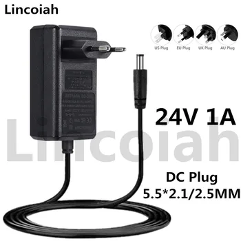 24V 1A Tápegység AC 100-240V Adapter Töltő 0.65 Egy Adapter Levegő Párásító Aromaterápiás Lámpa 5.5 mm*2.5/2.1 mm-es EU/usa/UK Csatlakozó