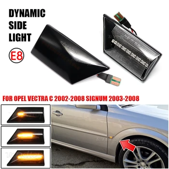 2db Az OPEL Vectra C 2001-2008 Signum 2003-2008 Lapozzunk a Dinamikus Irányjelzőt Szekvenciális Villogó Fény lámpa Oldalsó Helyzetjelző Lámpa