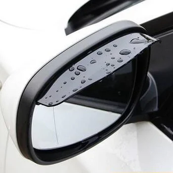2db PVC Autó Visszapillantó Tükör matrica eső szemöldök Nissan Qashqai J11 Juke Tiida Megjegyzés Renault Duster Clio Logan Trafic 2019