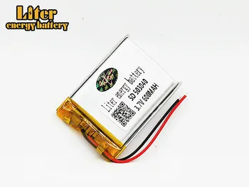 3.7 V-os lítium-polimer akkumulátor 503040 053040, Újratölthető Li-Po Akkumulátorok MP3 MP4 MP5 GPS-Bluetooth-DIY audio / Játékok 600MAH