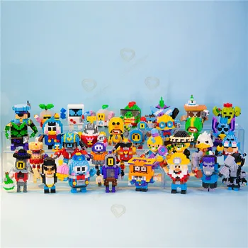 32 Stílusok Bibi Varjú Spike Buzz Mini Blokkok Modell Méretű Blokkok Anime DIY Micro Épület-Blokk, Játékok Aukciós Modell, Játék, a Gyerekek Ajándékokat
