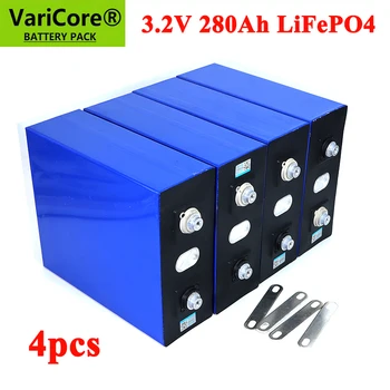 4db VariCore 3.2 V 280Ah lifepo4 sejt DIY 12V 24v 280AH Újratölthető akkumulátor Elektromos autó RV Napenergia adómentes