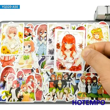 50pcs Aranyos Anime A Tömör ötös ikrek Aranyos Rajzfilm Matricát Scrapbook Notebook Telefon, Laptop, Vízálló Matricák