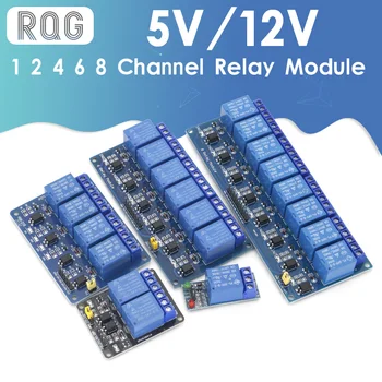 5v 12v 1 2 4 6 8 csatornás relé modul optocoupler Relé Kimenet 1 2 4 6 8 mód relé modul az arduino raktáron