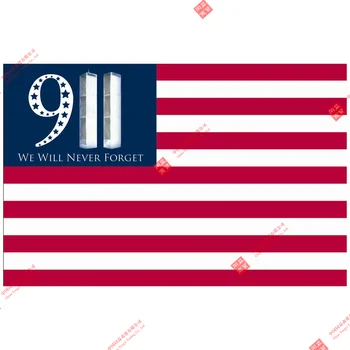 9/11 Soha nem Fogjuk Elfelejteni Amerikai Zászló Matrica Autó Teherautó Ablak Personalityracing Motorkerékpár HelmetSticker USA-ban