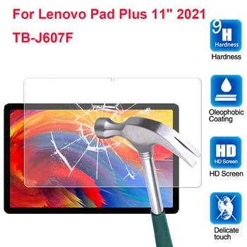 9H Edzett Üveg Lenovo Xiaoxin Pad Plusz 11 inch TB-J607F (2021) Tablet, a Képernyő Védő robbanásbiztos Őr