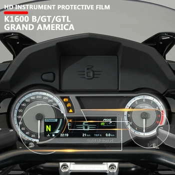 A BMW K1600B K 1600 Grand Amerika K1600GT K1600GTL Motorkerékpár Karcolás Klaszter Képernyő Műszerfal Védelmi Eszköz Film