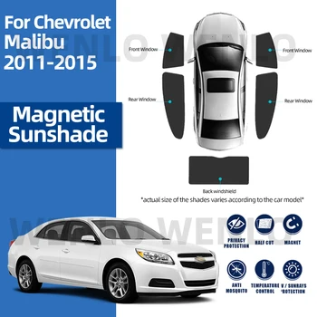 A Chevrolet Malibu 2011-2015 Szélvédő Ablak Napellenző Napernyő, Mágneses Háló Nettó Szélvédő Függöny Autó Sunshield Árnyékban