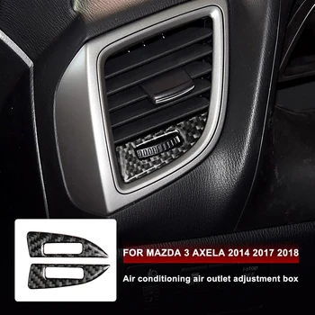 A Mazda 3-As Axela 2014 2017 2018 Belső Dekoráció Autó Szellőző Shift Control Panel Matricák Szénszálas Trim Matrica Autó Stílus