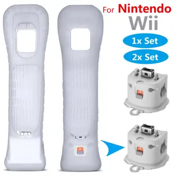 A Nintendo Wii Motion Plus Adapter Érzékelő Kezelni Gyorsító Erősítő & Szilícium Esetben Távirányító Mozgás Enhancer Forró