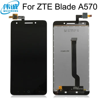 A ZTE Blade A570 T617 A813 Érzékelő LCD Kijelző érintőképernyő Digitalizáló Szerelvény Cseréje 100% Eredeti Tesztelt