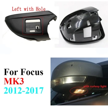 AP68-Autó Visszapillantó Tükör Ház Keret Berendezés Tócsa Lámpa Lyuk Ford Focus MK3 MK2 2012-2018 Mondeo MK4 2008-2014