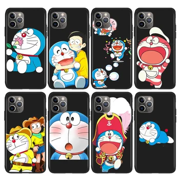 Aranyos Doraemon Szilikon Borító Apple IPhone 13 12 Mini 11 Pro XS MAX XR X 8 7 6 6 Plusz 5-ÖS SE Telefon Esetében