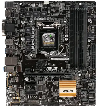 Asus B150M-A D3 LGA 1151 Alaplap DDR3 Memória, 64 gb-os A Core i3-6300T i5-6400 cpu PCI-E 3.0 USB3.0 SATA 3 Micro ATX Placa-mama