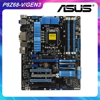 ASUS P8Z68-V/GEN3 LGA 1155 Intel Z68 Alaplap Támogatja 3770K 570K Cpu 32 gb-os DDR3 2200 Túlhajtott MHz-es Memória, PCI-E 3.0 DVI HDM