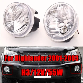 Autó Első Lökhárító Ködlámpa Vezetés Köd Lámpa Izzó Balra, Jobbra, Új Csere Alkalmas Toyota Highlander Kluger 2001-2014