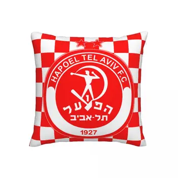 Az izraeli Hapoel Tel-Aviv FC párnahuzat Kiterjed Dekoratív Cipzár Tér Párnát, takarót Kanapé, Hálószoba Autó lakberendezés