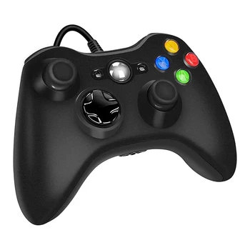Az Xbox 360 Vezetékes Játékvezérlő Gamepad Kettős Vibráció Windows 10 8.1 8 7 PC