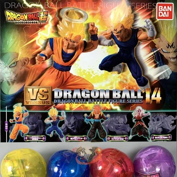 Bandai Gashapon Dragon Ball Vs14 Goku Vegita Szuper Négy Anime Játék Modell Dekoráció