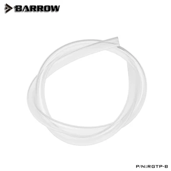 BARROW ID 9.5 mm+ OD 12,7 mm (3/8'-1/2'), Puha PU Cső Tömlő Átlátszó 1 Méter/db Flessibile Cső DIY osztott vízhűtés