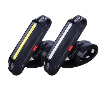 Bicikli Hátsó Lámpa Vízálló Kerékpár Lámpa USB Újratölthető Kerékpáros Biztonsági Figyelmeztető Villogó Lámpa Bicikli hátsó Lámpa Kerékpár Kiegészítők