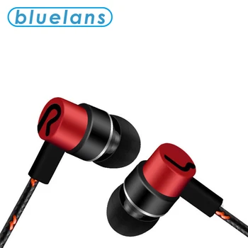 Bluelans Univerzális 3,5 mm-es In-Ear 3D Sztereó Fülhallgató Fülhallgató Divat Headset Ruhával Drót Magas Impedancia Fülhallgató a Mobilt