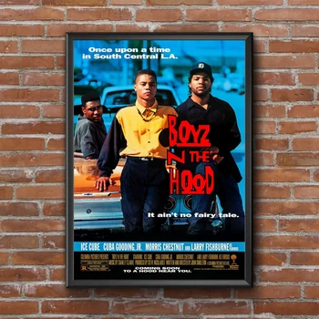 Boyz n the Hood Vintage, Klasszikus Film Poszter Vászon Nyomtatás Otthon falfestés Dekoráció (Nincs Keret)