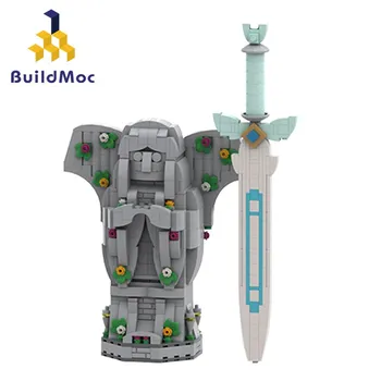 Buildmoc Kreatív Játék Zeldaing Az Eget Kard Hylia Istennő Kard Link Fegyver Upgrade Mester Kard Építőkövei Gyerek Játékok