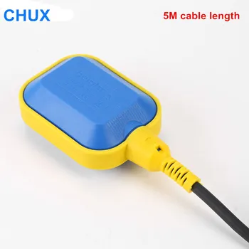 CHUX 5m-úszókapcsoló-Kábel típusú Víz Szintje Ellenőrzés Használja a Tartályt Áramlás Érzékelő, úszókapcsoló Vezérlő