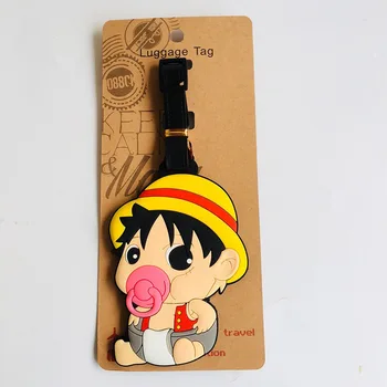 COSANER Baba Doremon Anime bőröndcímke PVC Medálok Hordozható Utazás Bőrönd Címke Cím Poggyász Jogosultja címkék s