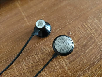 DIY 15.4 mm PK Sofőr Fülhallgatót Lapos fej Fülhallgató 3,5 mm-es Csatlakozó a Mikrofon hi-fi Bass Acél háló Vezető