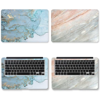 DIY kétoldalas márvány univerzális laptop matrica laptop skin MacBook/HP/Hp/Dell/ASUS/Lenovo notebook számítógép dekoráció