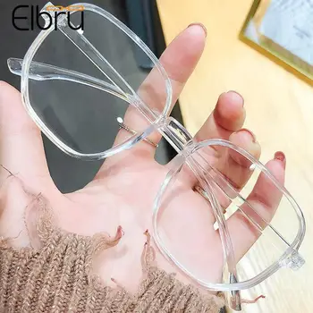 Elbru Divat Trend Nagy Keret Anti-kék Fény Rövidlátás szemüveg Egyszerűség sugárvédelmi Férfi, illetve Női Szemüveg