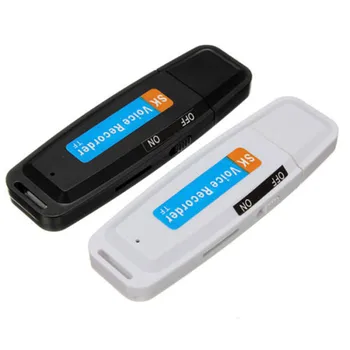 EMELKEDIK-Mini U-Lemez o Digitális Hangrögzítő USB 3.0 Flash Meghajtók Maximális Támogatás 32GB Memória Kártya
