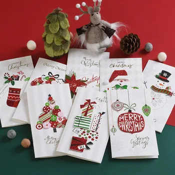 Eno Karácsonyi Üdvözlő Kártya Üzleti Karácsonyi Ajándék Üzenet Kártya Handamde Csillogó Boldog Karácsonyt Kártya