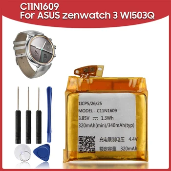 Eredeti Csere Smartwatch Akkumulátor C11N1609 Az ASUS Zenwatch 3 WI503Q 340mAh