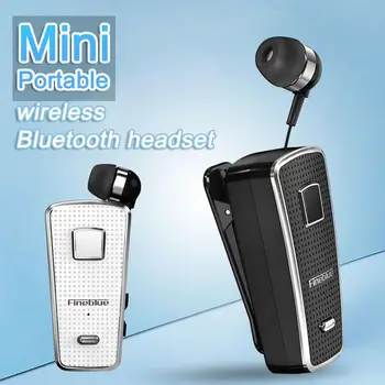 Eredeti Fineblue F970pro Mini Hordozható in-ear Vezeték nélküli Bluetooth BT 5.0 Fülhallgató F970 Pro Fülhallgató vibráló Fekete teleszkópos