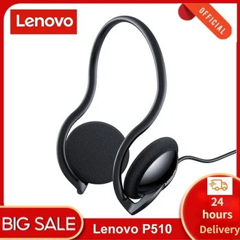Eredeti Lenovo P510 Vezetékes Fejpánt Fejhallgató Fülhallgató, Hi-Fi Sztereó Rezsi Fülhallgató Mikrofon, Audio Kábel